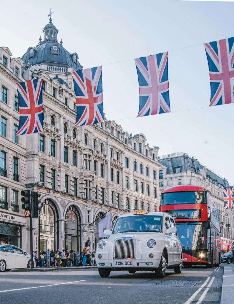 Vista de Londres - destino de mudanzas internacionales desde Argentina