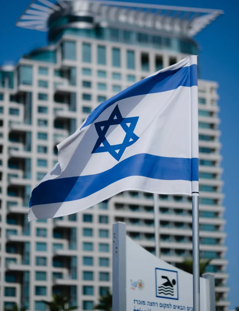 Vista de Israel - destino de mudanzas internacionales desde Argentina