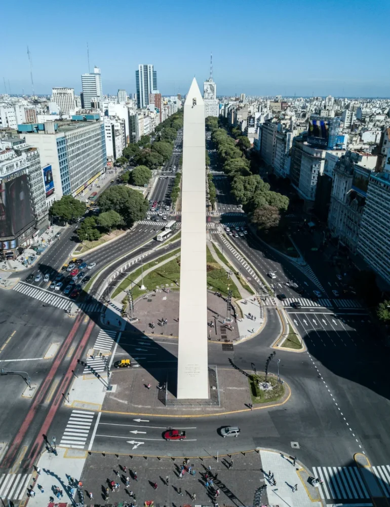 Vista de Buenos Aires - origen de mudanzas internacionales desde Argentina